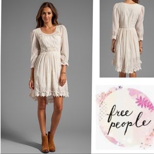 Free People High-Low Hem Mini Dress